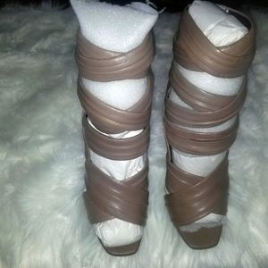 Jessica Simpson Tito Wedge Fog Grey, 8M